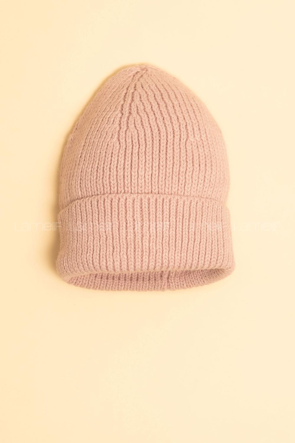 Modalamelif Lüx Fitilli Katlamalı Pembe Bere