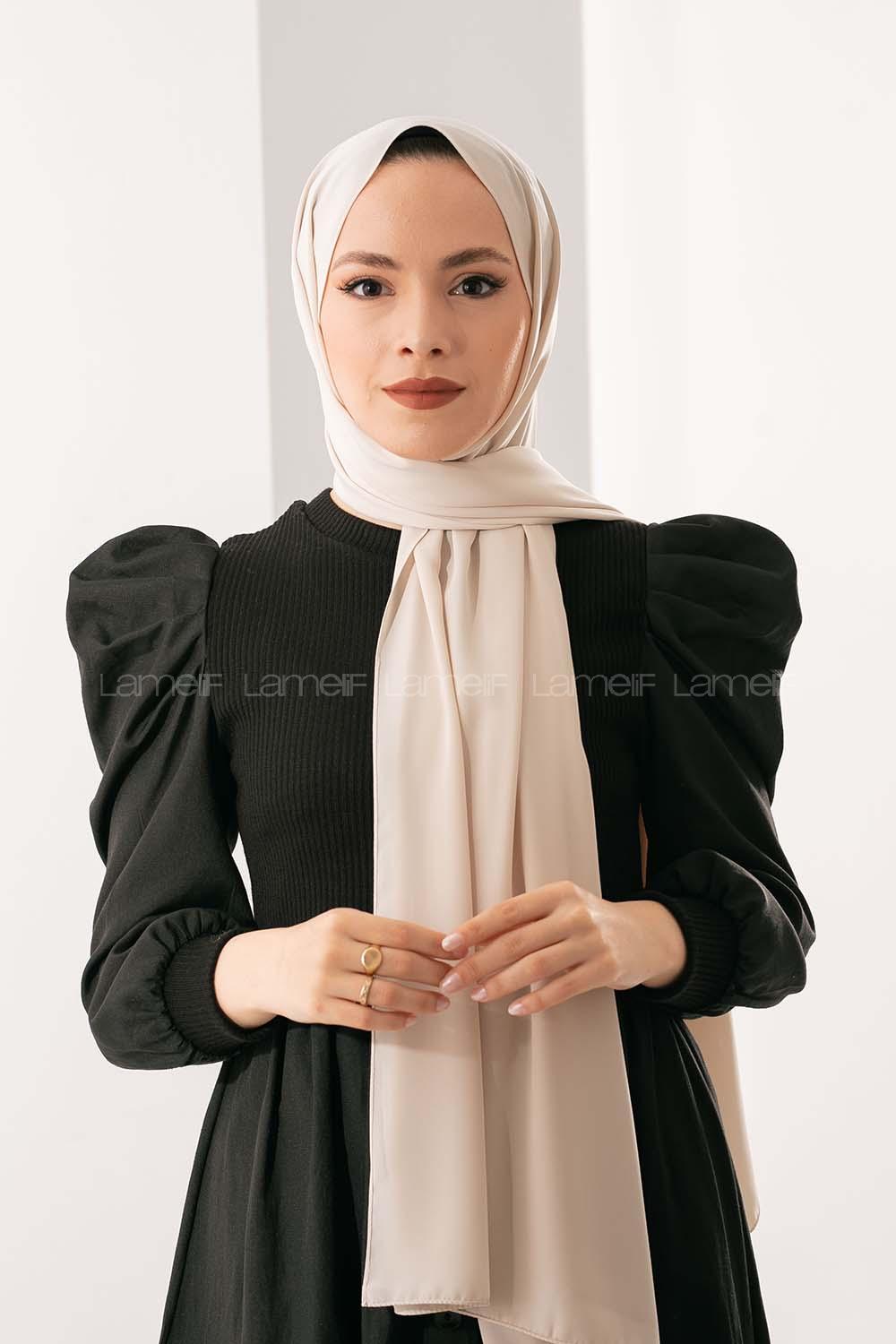 Modalamelif Fil Dişi medine İpeği Şal