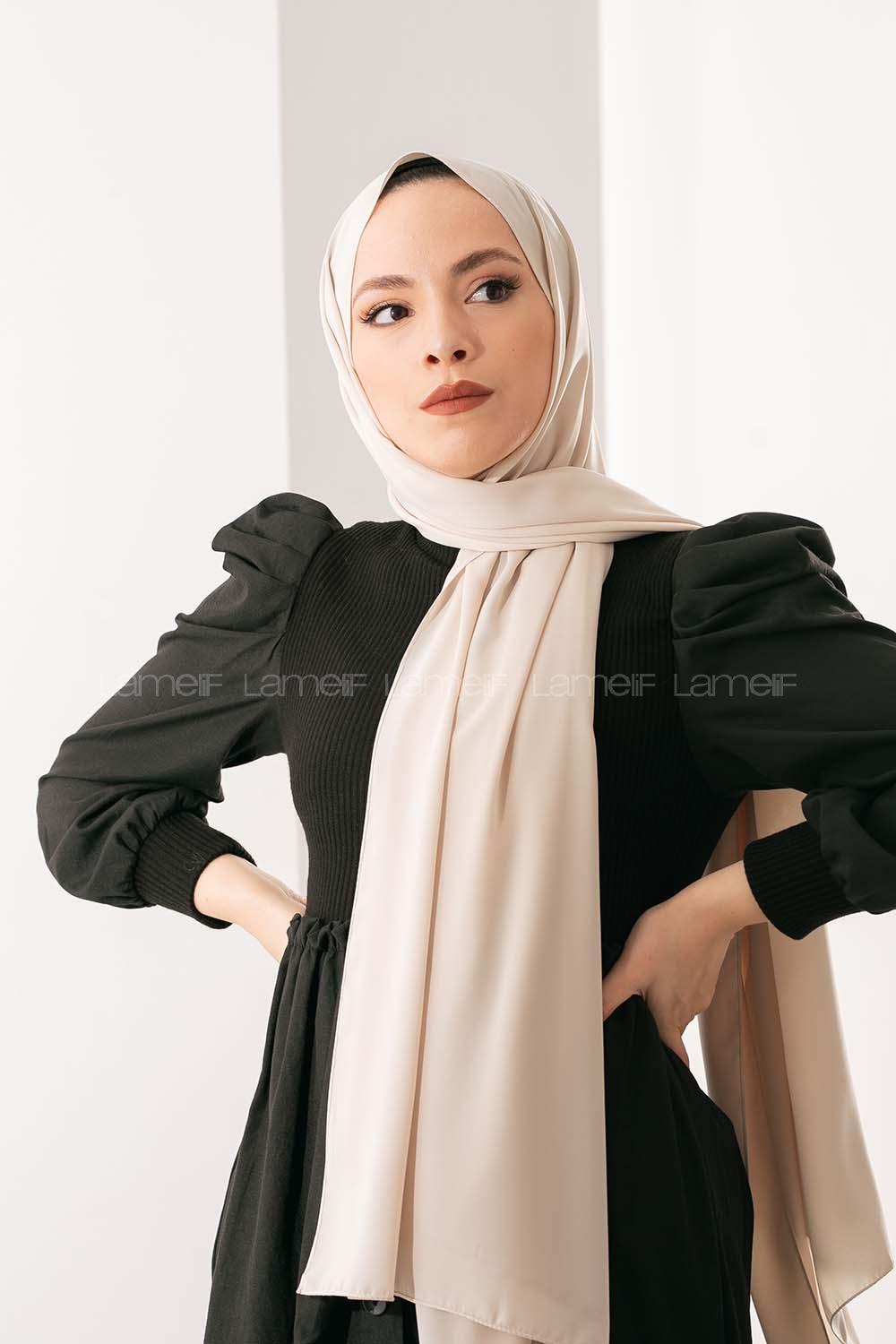 Modalamelif Fil Dişi medine İpeği Şal