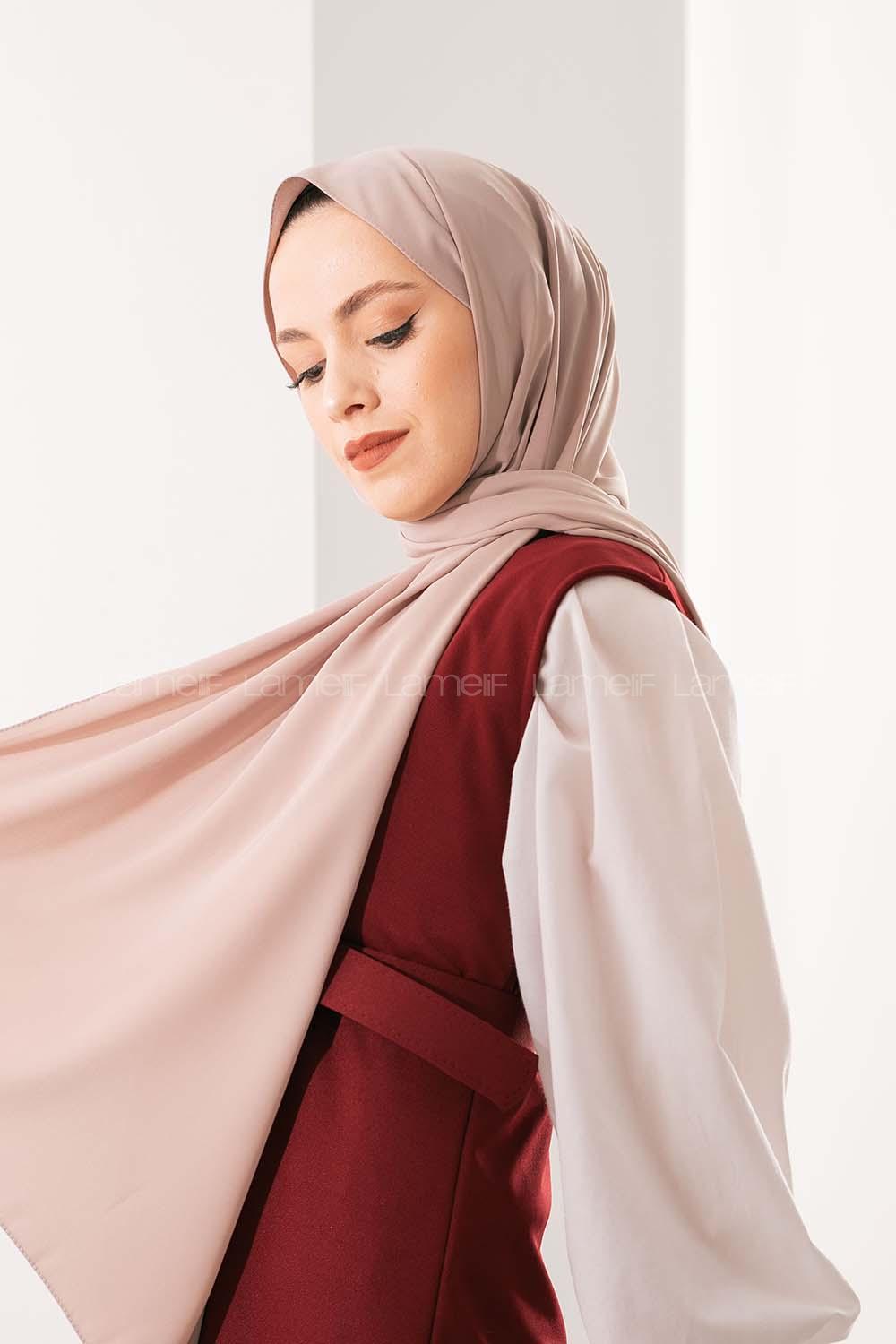 Modalamelif Koyu Taş Medine İpeği Şal