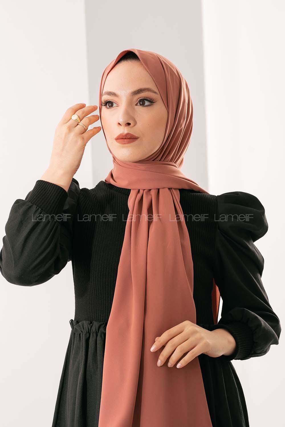 Modalamelif Soft Pudra Medine İpeği Şal