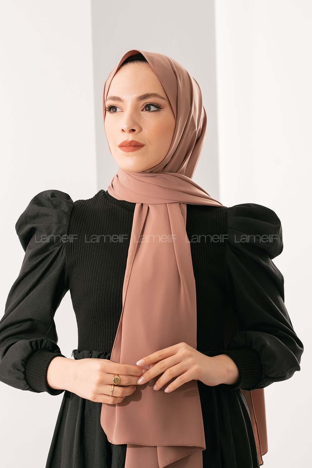 Modalamelif Sütlü Kahve medine İpeği Şal