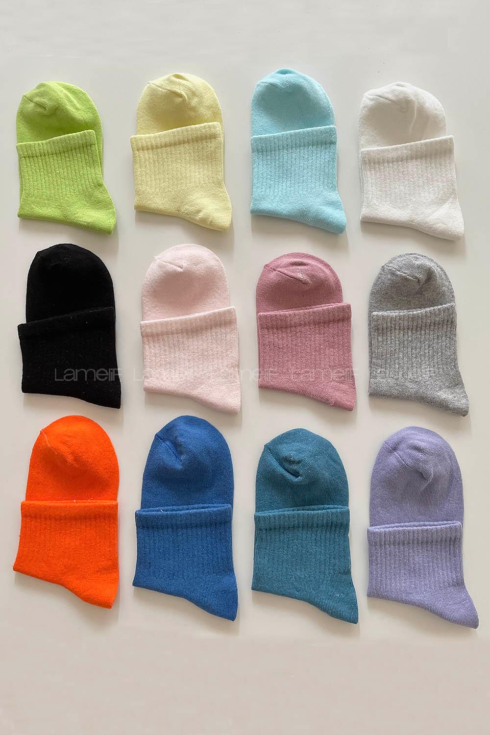 Lamelif Uzun Kolej Çorap 12li Paket