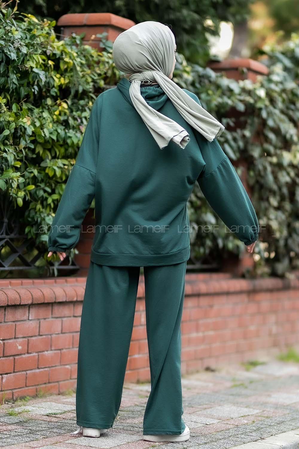 Modalamelif Balance Armalı Çımalı İkili Takım Zümrüt Yeşili