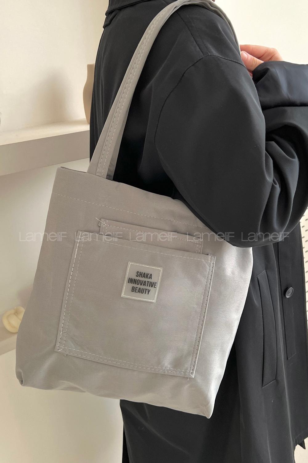 Lamelif Üç Gözlü Anton Çanta Gri