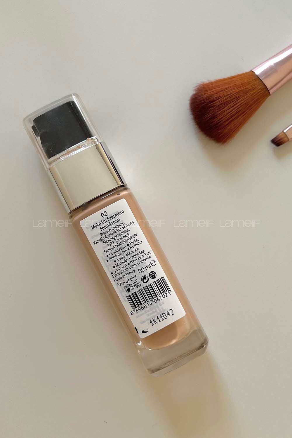 Lamelif Gabrini Profesyonel HD 02 Mat Fondöten