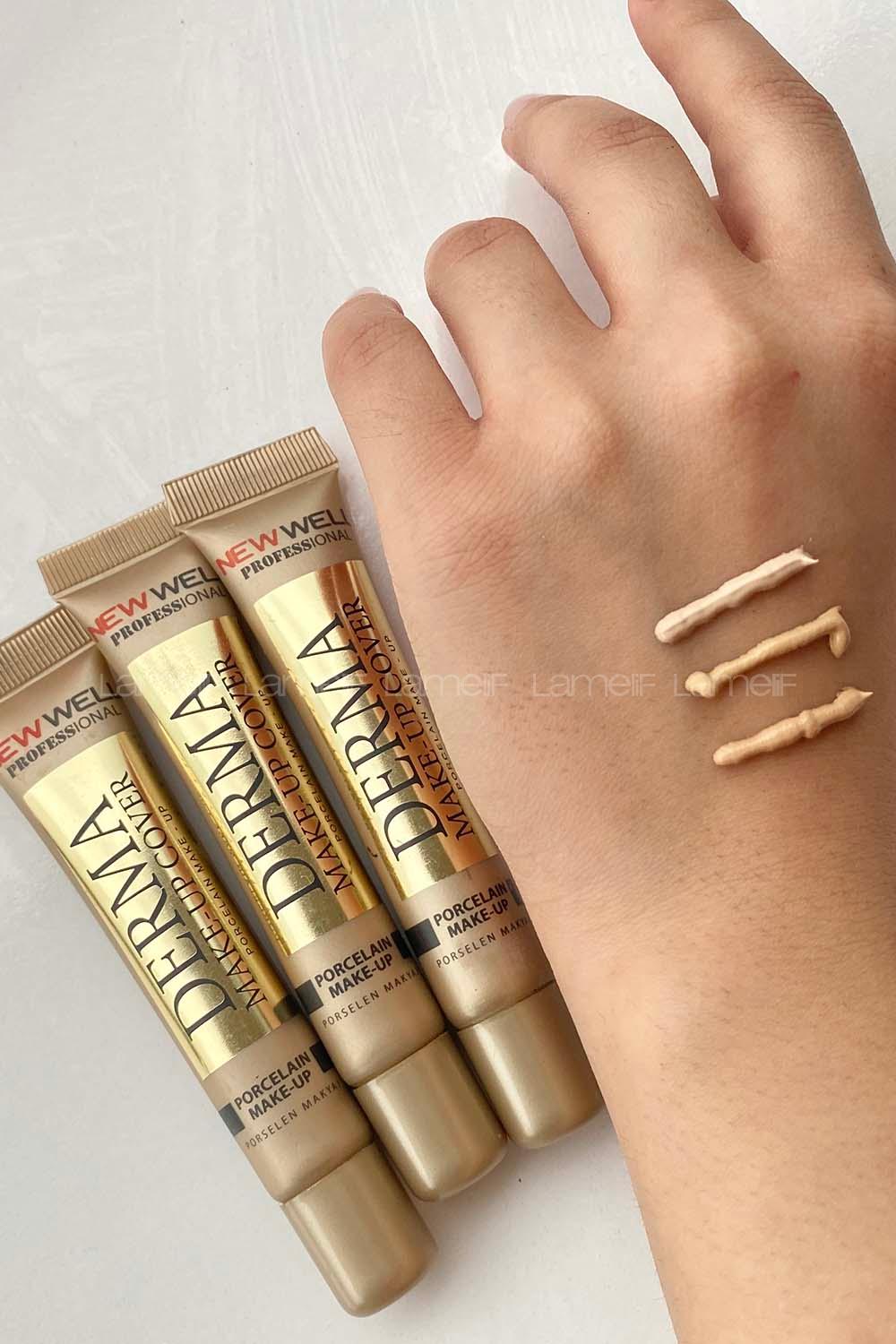 Lamelif NewWell Derma Porcelain Yoğun Kapatıcı Fondöten 02