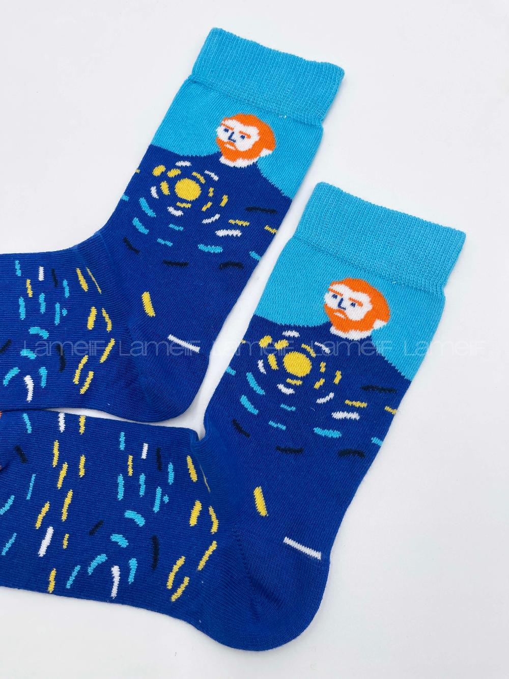 Modalamelif Van Gogh Çorap Mavi