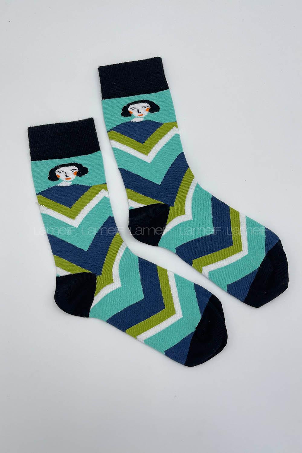 Modalamelif Mathilda Çorap Turkuaz