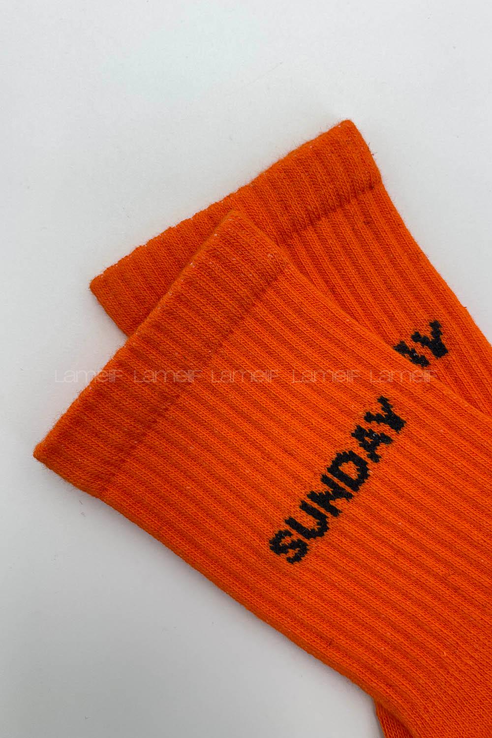 Modalamelif Sunday Soket Çorap Turuncu