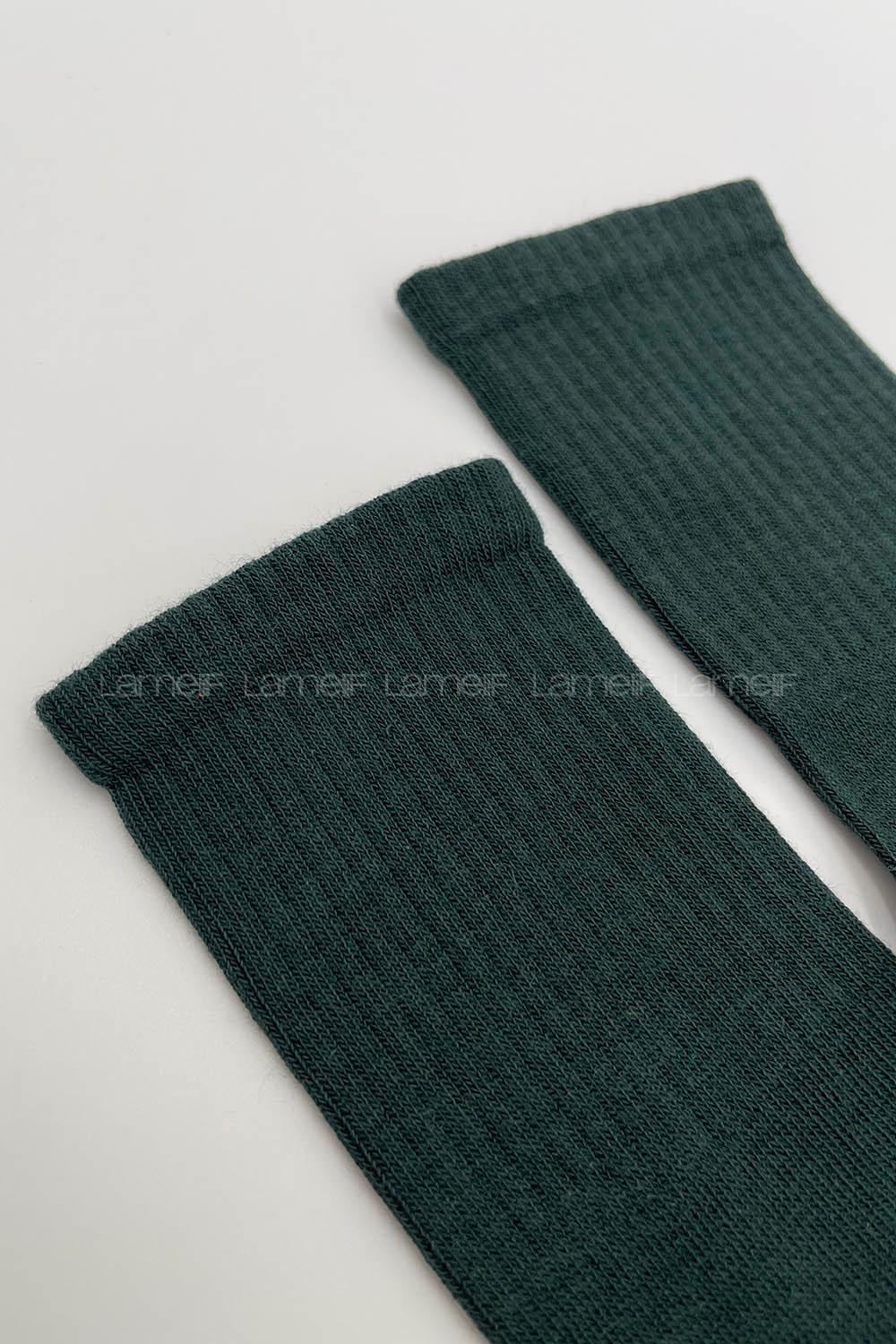 Modalamelif Zümrüt Yeşili Kolej Çorap