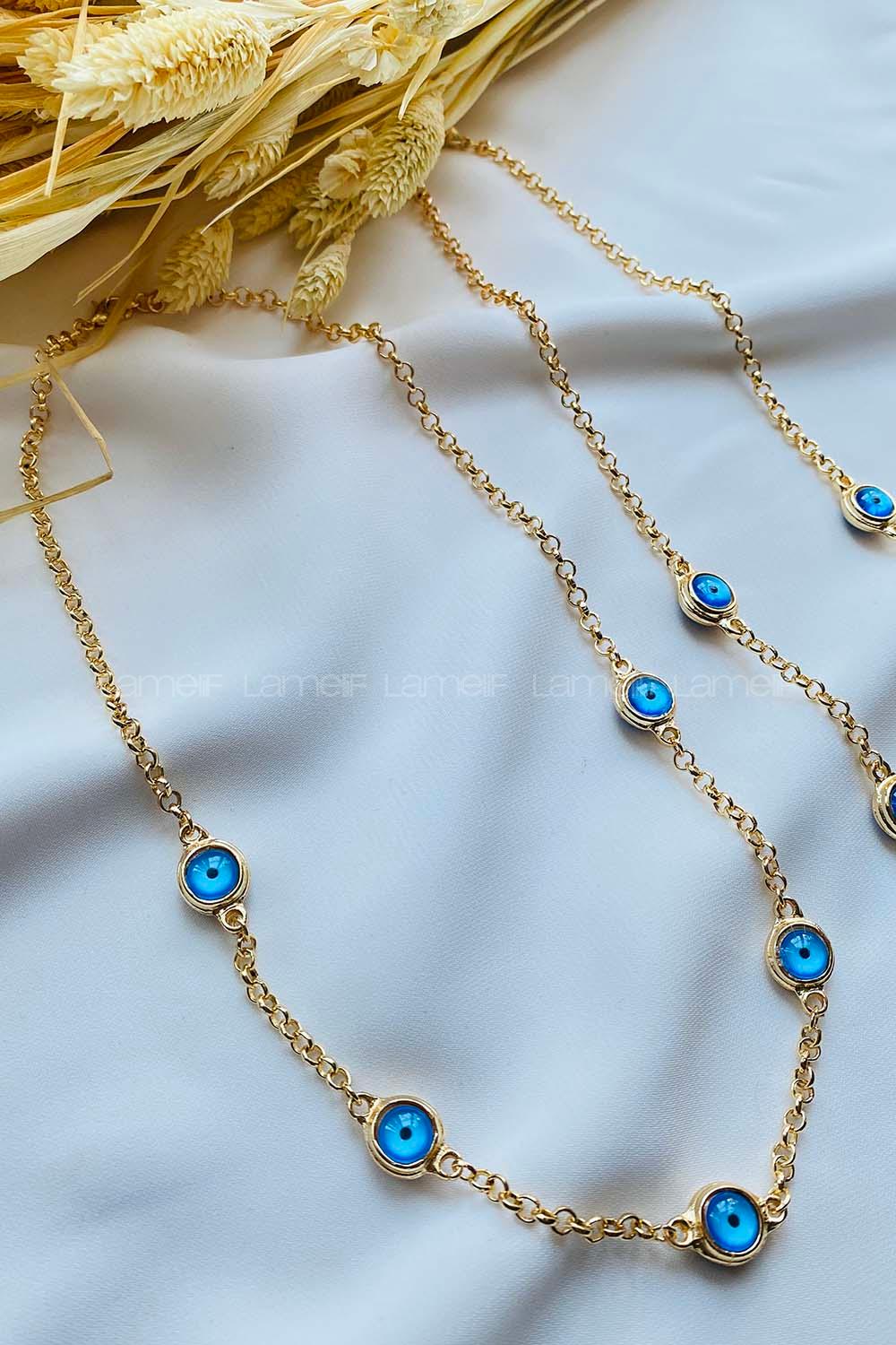 Modalamelif Nazar Zincir Kolye