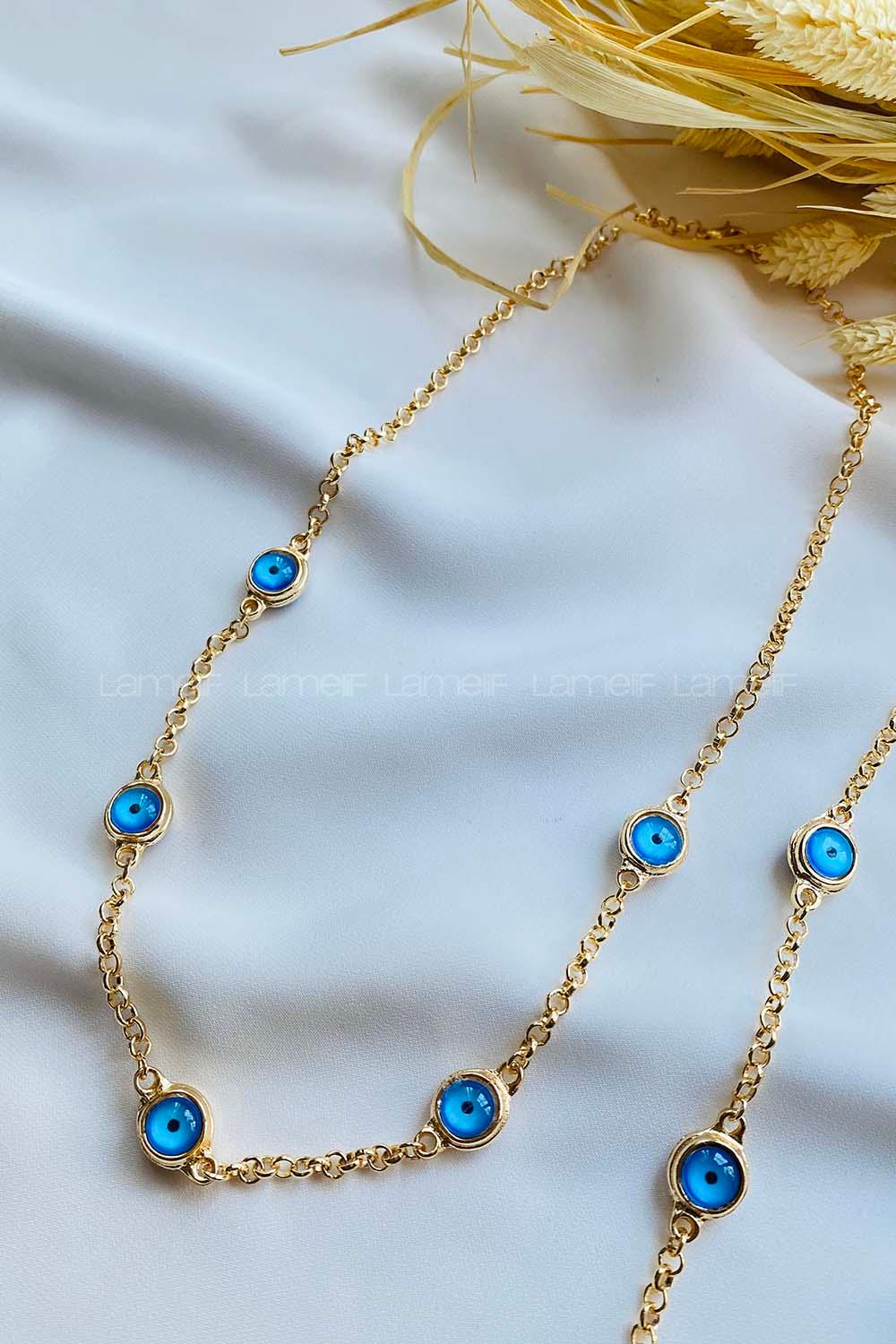 Modalamelif Nazar Zincir Kolye