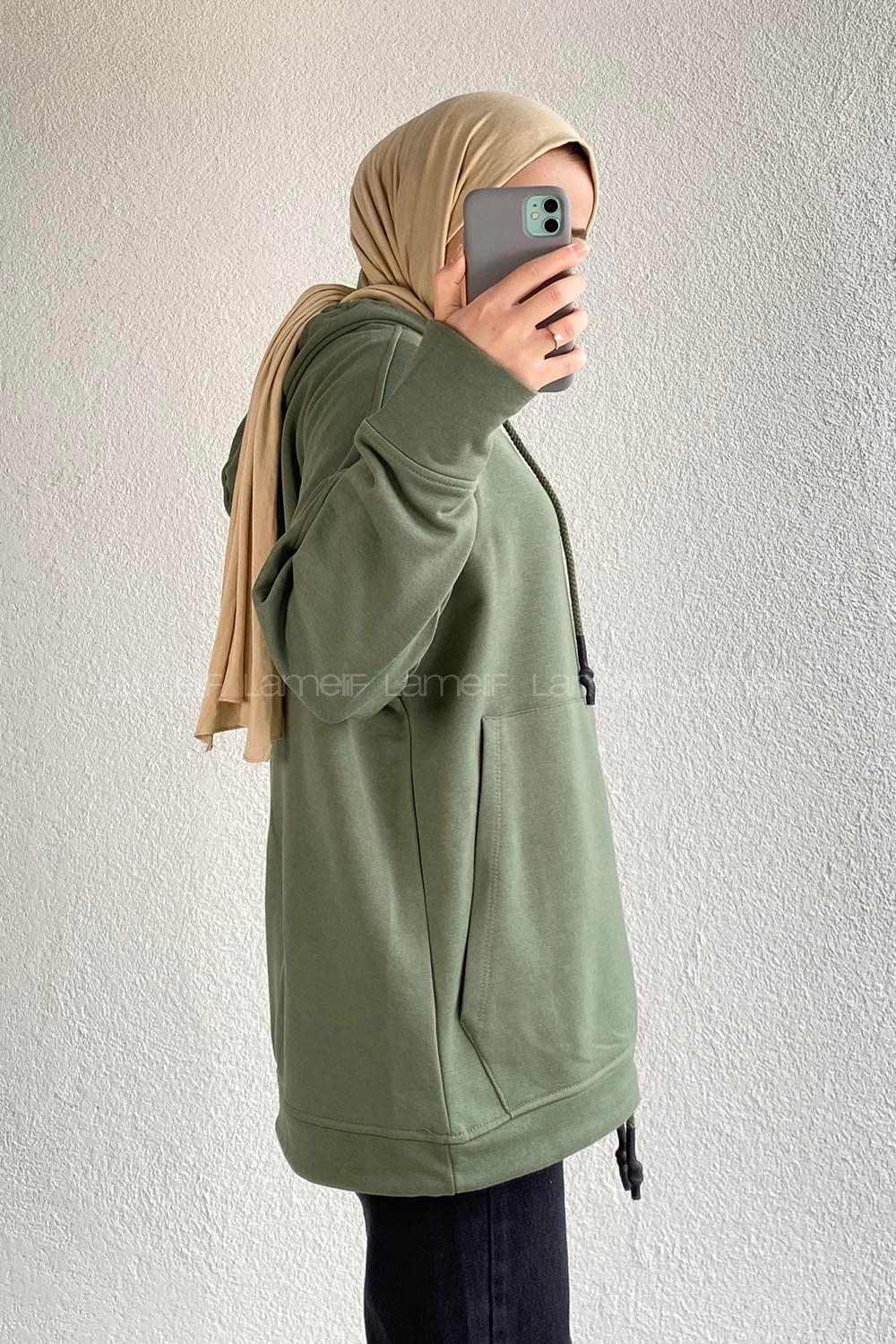 Modalamelif  Berendıne Z Üç İplik Sweat Çağla Yeşili