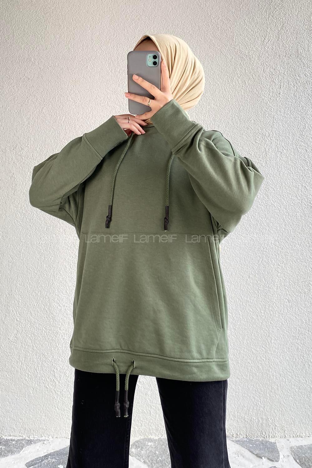 Modalamelif  Berendıne Z Üç İplik Sweat Çağla Yeşili