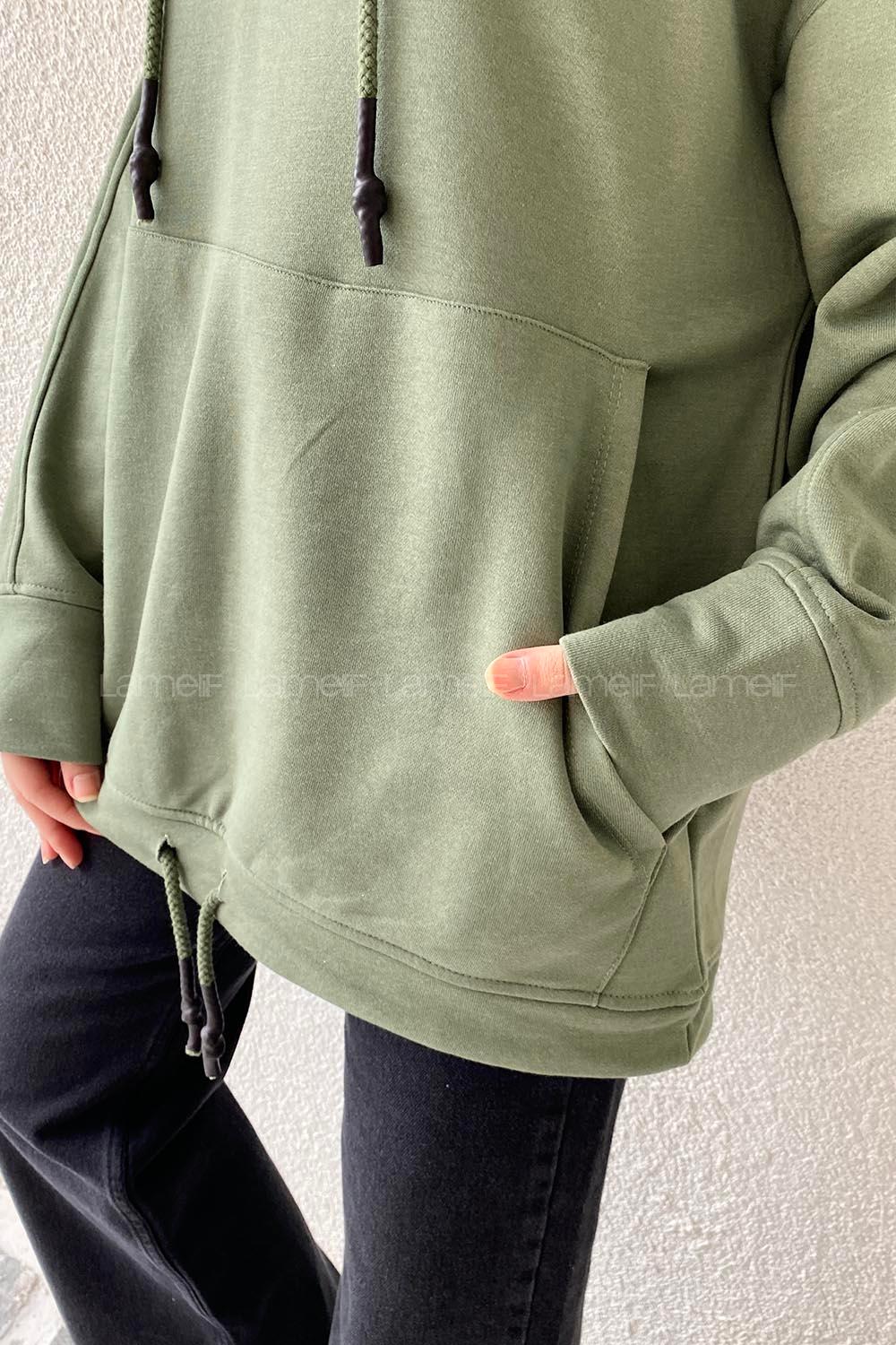 Modalamelif  Berendıne Z Üç İplik Sweat Çağla Yeşili