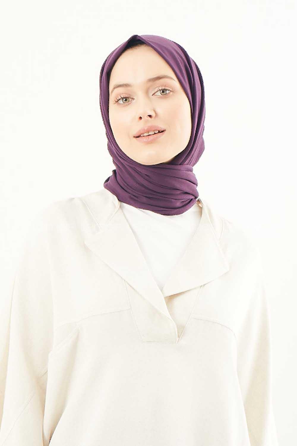 Modalamelif Mor Penye Şal