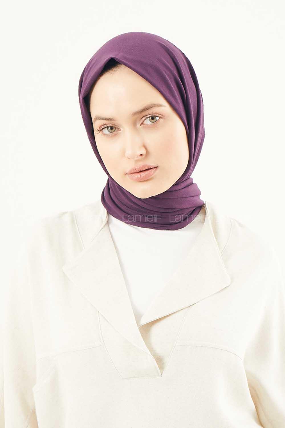 Modalamelif Mor Penye Şal