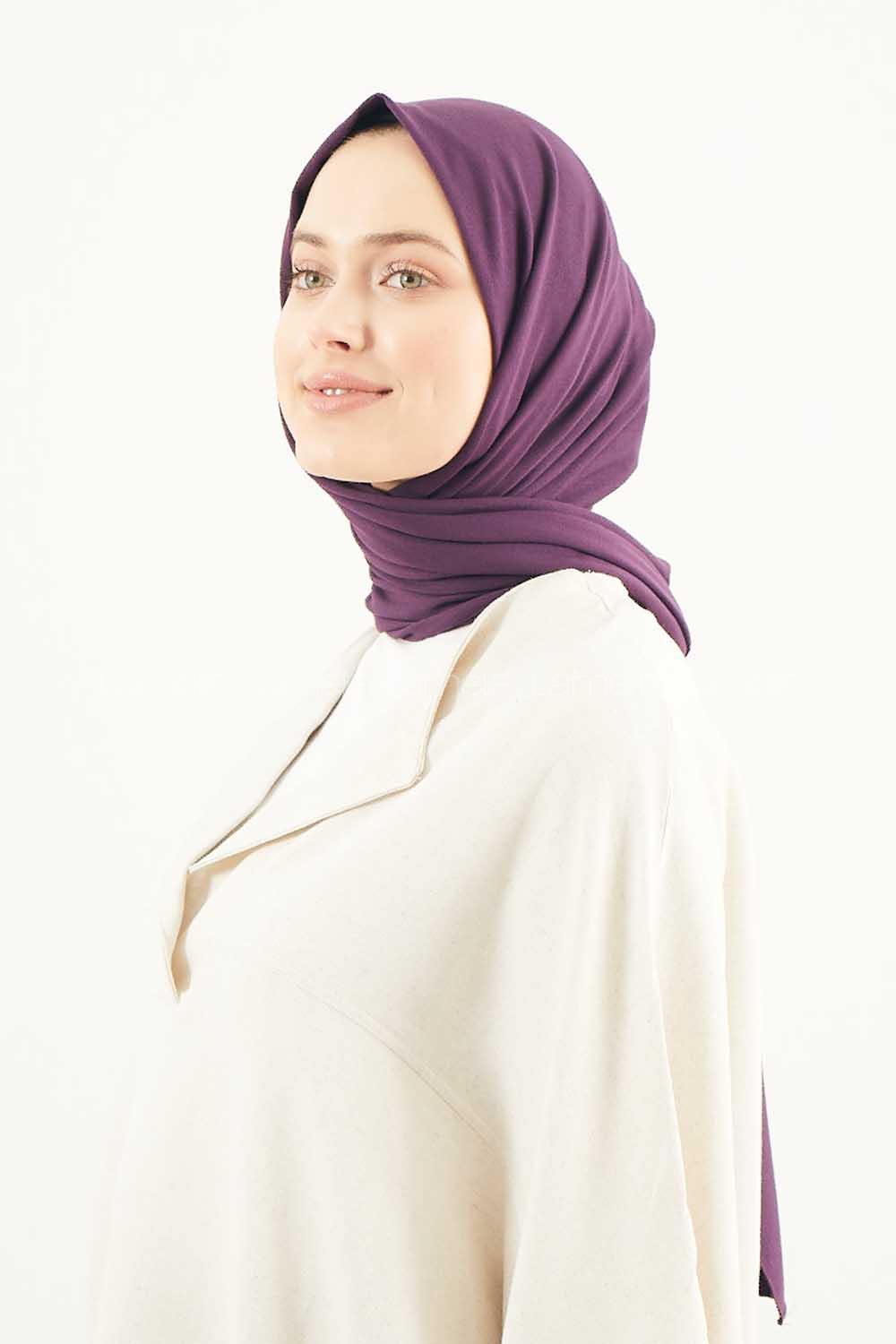 Modalamelif Mor Penye Şal