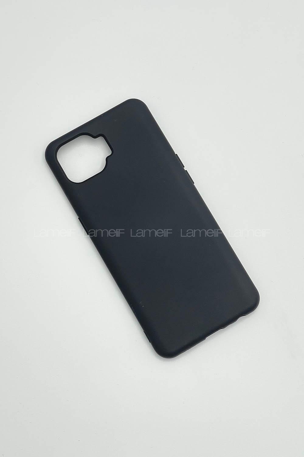 Modalamelif Oppo Reno 4 Lıte Cappy Silikon Telefon Kılıfı Siyah