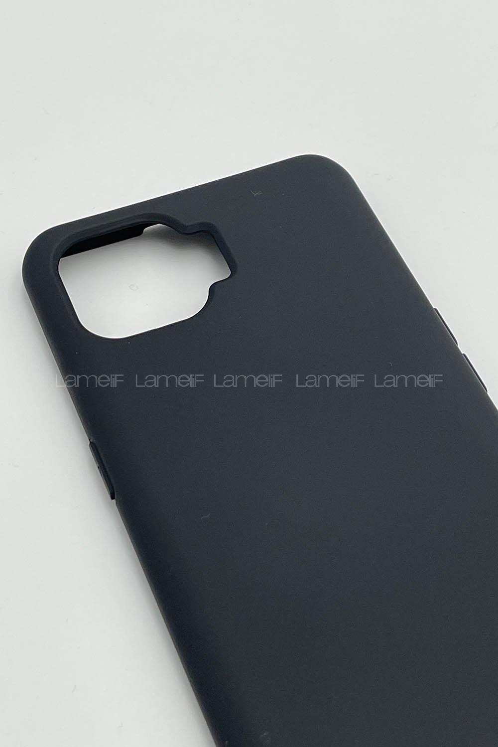 Modalamelif Oppo Reno 4 Lıte Cappy Silikon Telefon Kılıfı Siyah