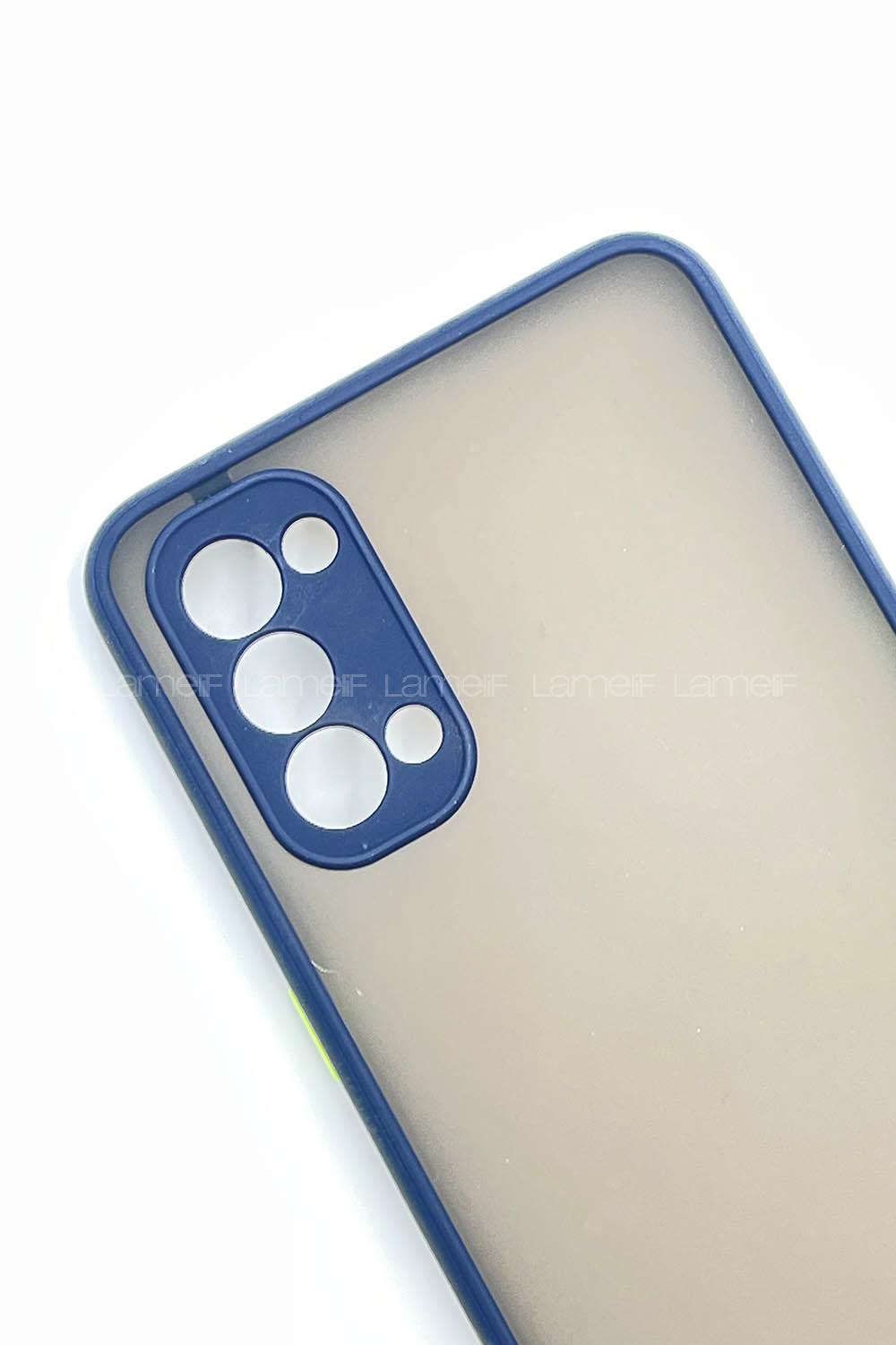 Modalamelif Oppo Reno 4 Lıte Montreal Silikon Telefon Kılıfı Lacivert