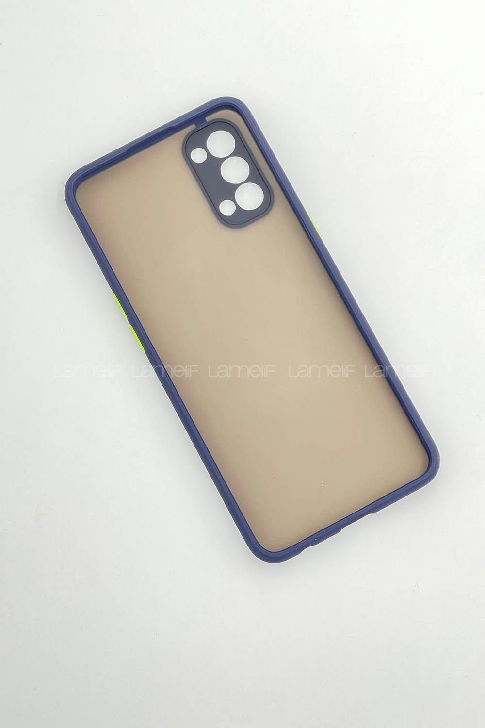 Modalamelif Oppo Reno 4 Lıte Montreal Silikon Telefon Kılıfı Lacivert