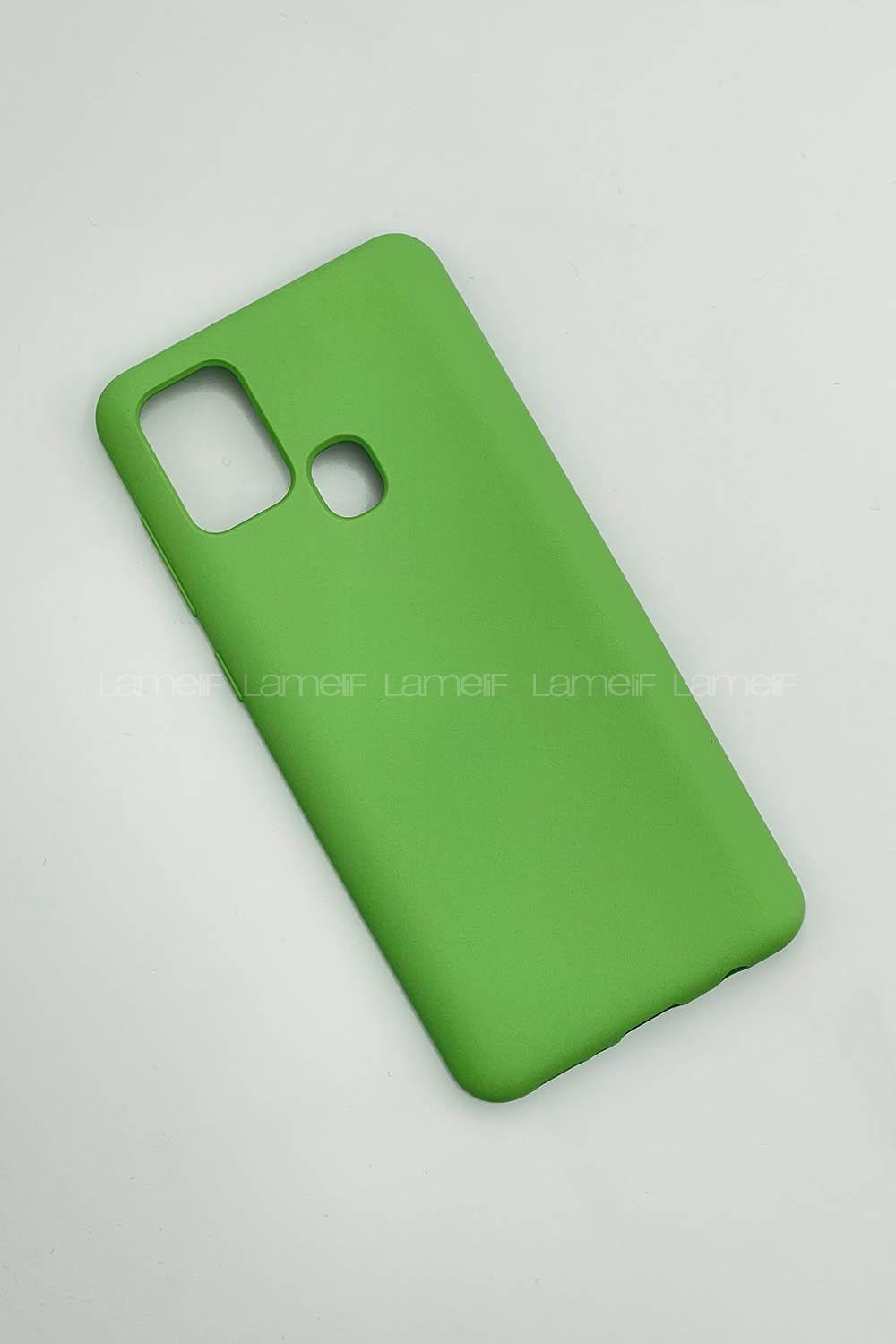 Modalamelif Samsung A21s Nano Silikon Telefon Kılıfı Mint