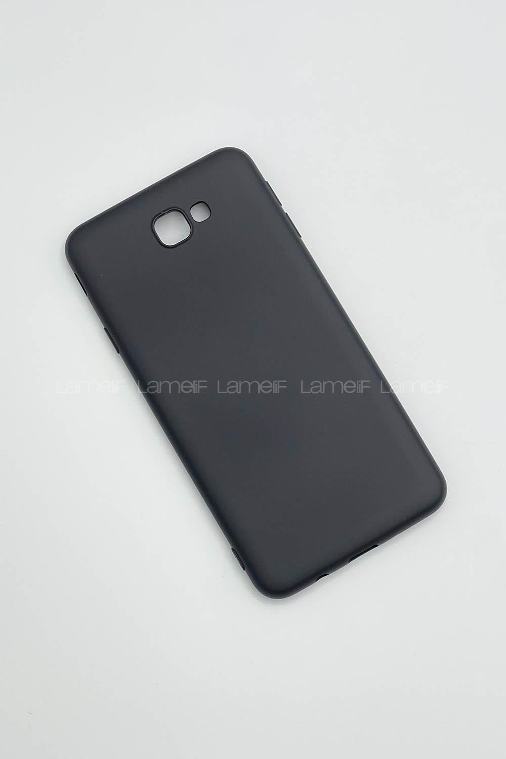 Modalamelif Samsung J7 Prime Premium Silikon Telefon Kılıfı Siyah