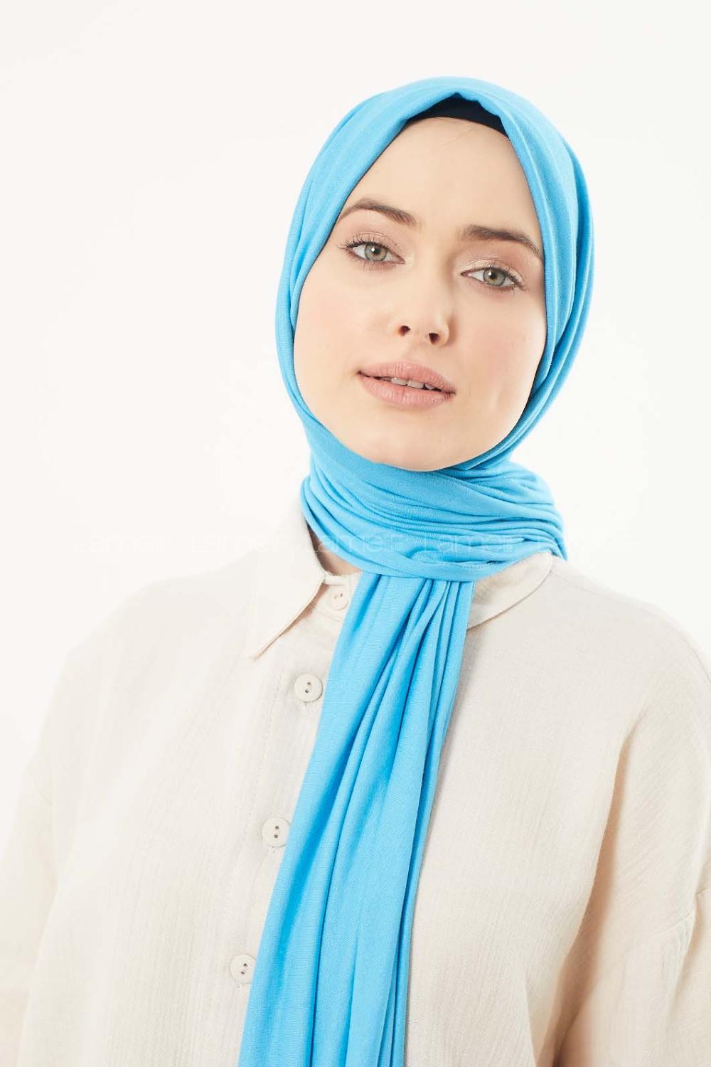 Modalamelif Koyu Gök Mavisi Penye Şal