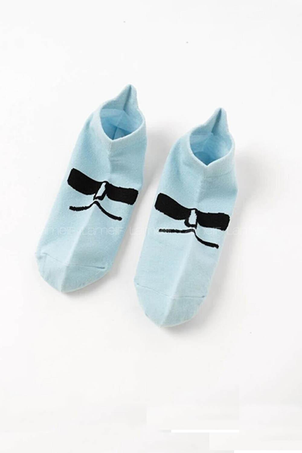 Lamelif 7 Çift Kadın Komik Yüzlü Çorap Seti