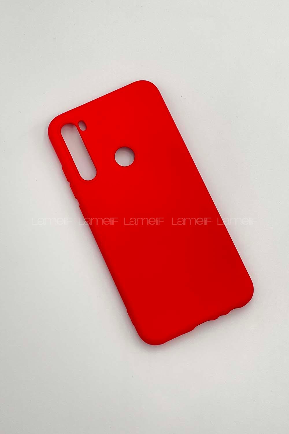 Modalamelif Redmi Note 8 Nano Silikon Telefon Kılıfı Kırmızı