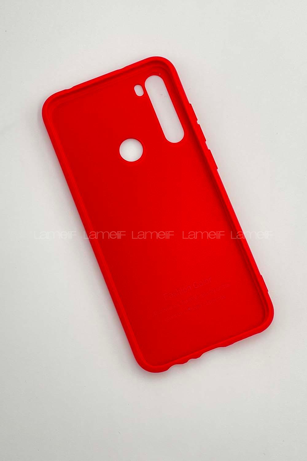 Modalamelif Redmi Note 8 Nano Silikon Telefon Kılıfı Kırmızı
