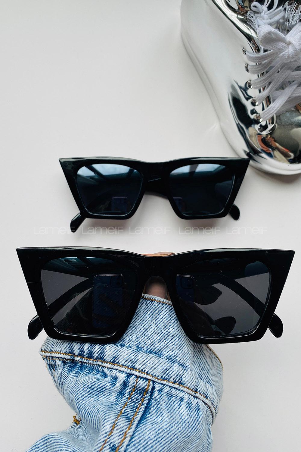 Modalamelif Cat Eye Siyah  Kemik Gözlük