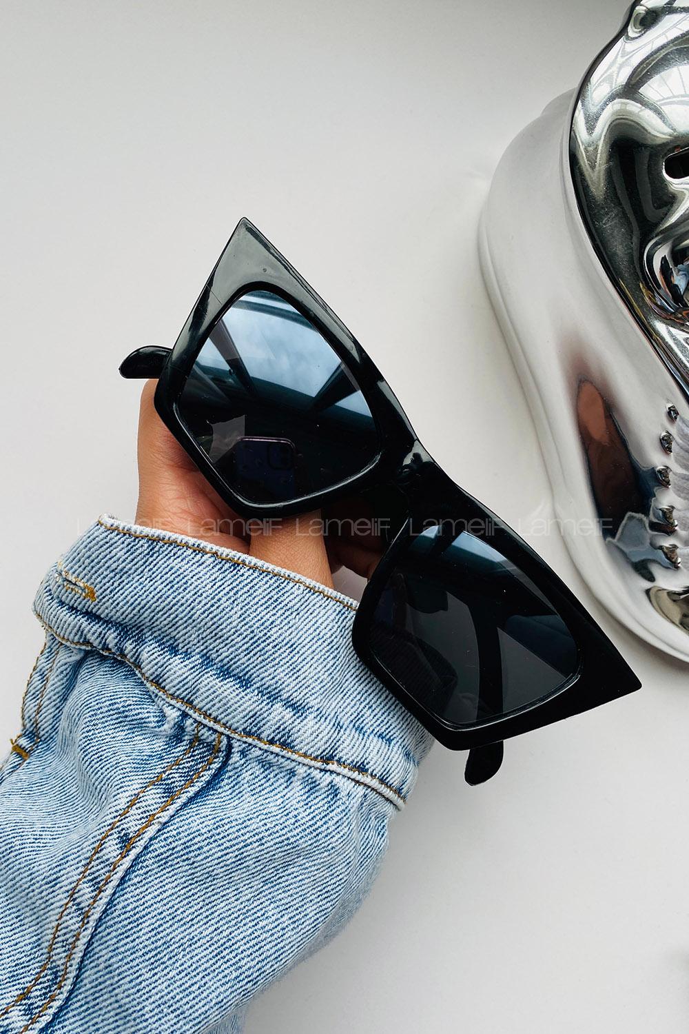 Modalamelif Cat Eye Siyah  Kemik Gözlük