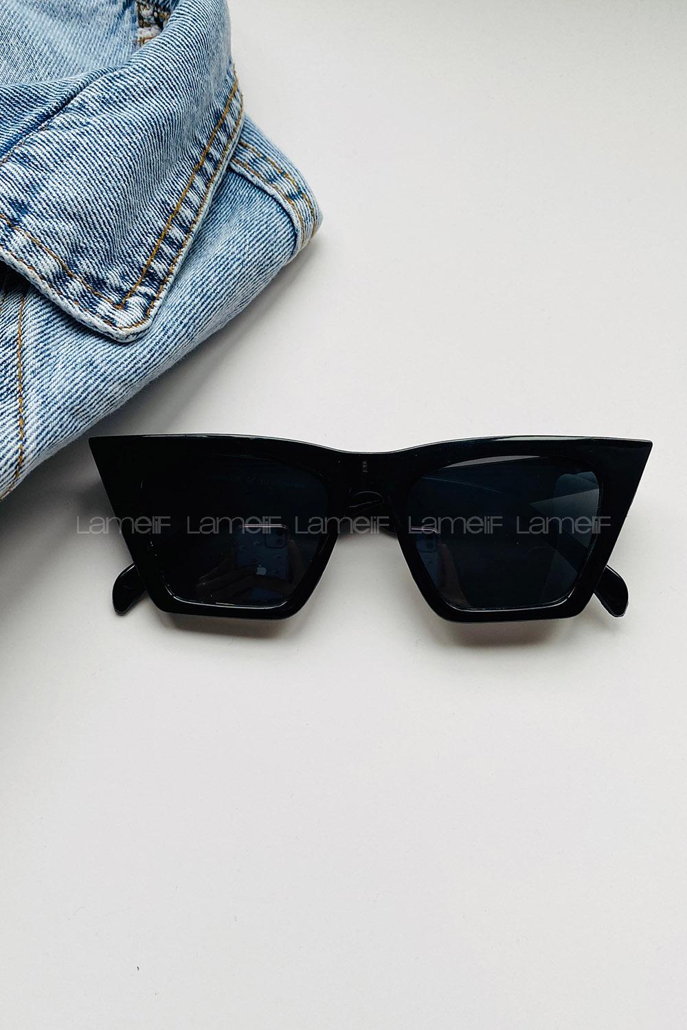 Modalamelif Cat Eye Siyah  Kemik Gözlük