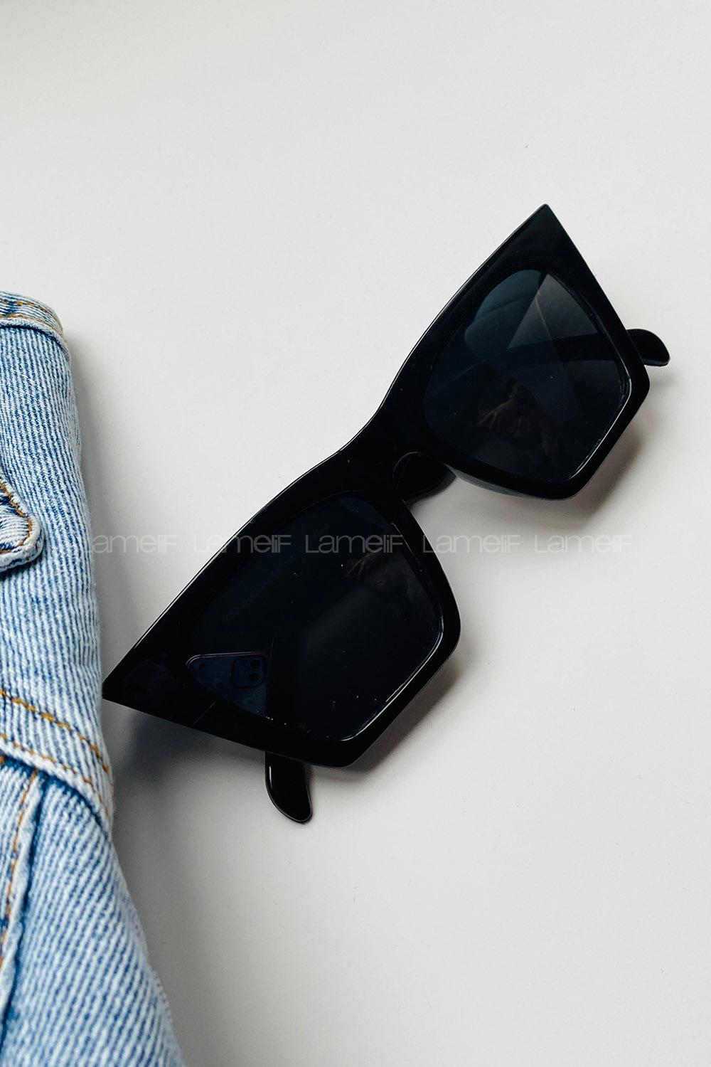 Modalamelif Cat Eye Siyah  Kemik Gözlük