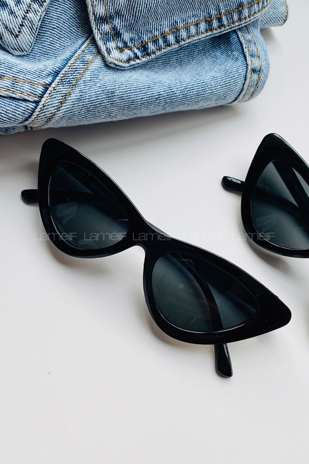 Modalamelif Siyah Cat Gözlük