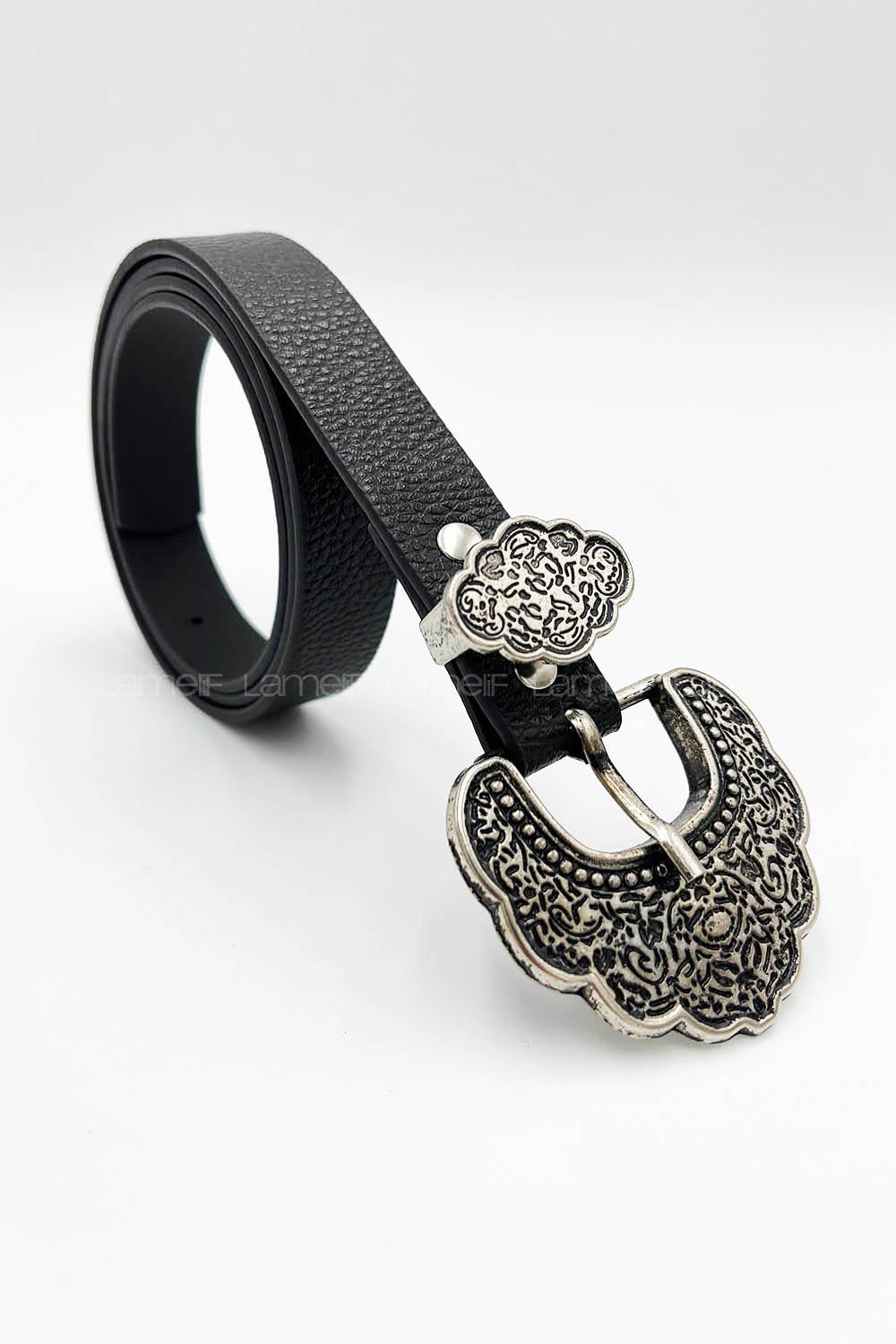 Modalamelif Eskitme Padişah Kemer Gümüş