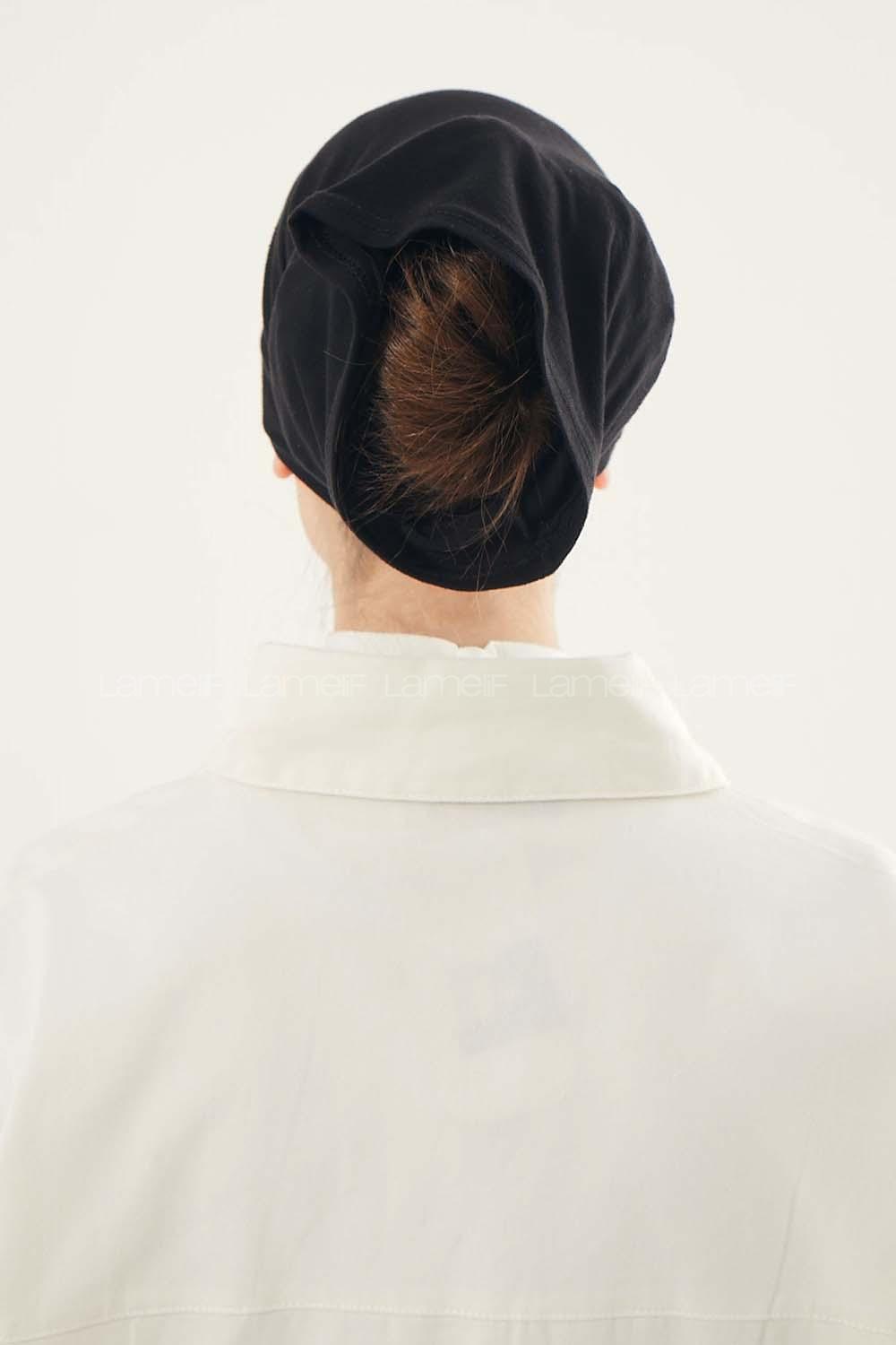 Black Bone Combed Fabric Straight Shawl