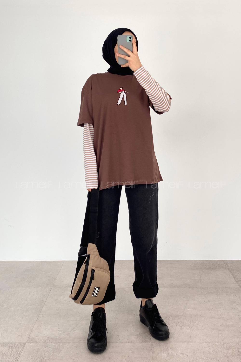 Lamelif Union Model Bel Çanta Vizonrengi