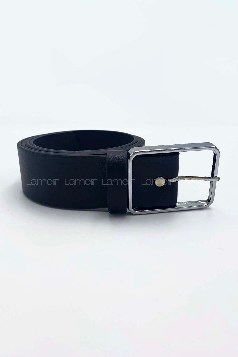 Lamelif KareTokalı Kemer Gümüş