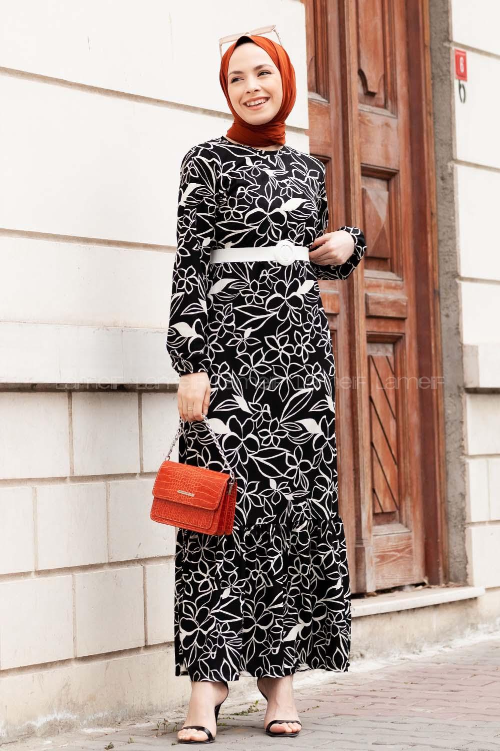 Orange Buckle Skin Hand Bag Bag