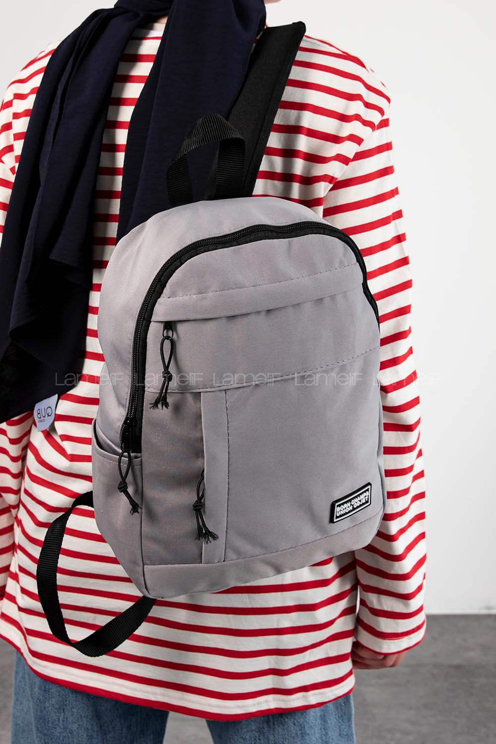 Lamelif Albinia Spor Sırt Çanta Gri