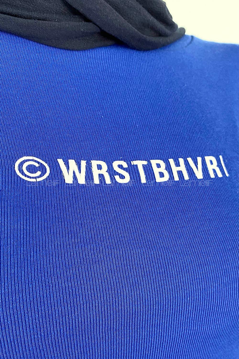 Sax Crew Neck Long Arm Without Accessories Printed Blouse