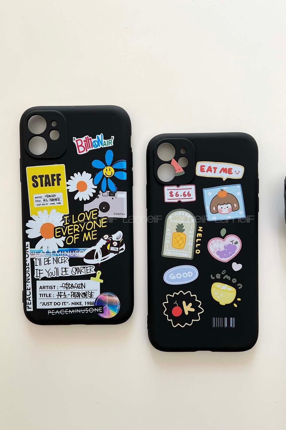 Black Printed Iphone 11 Phone Case