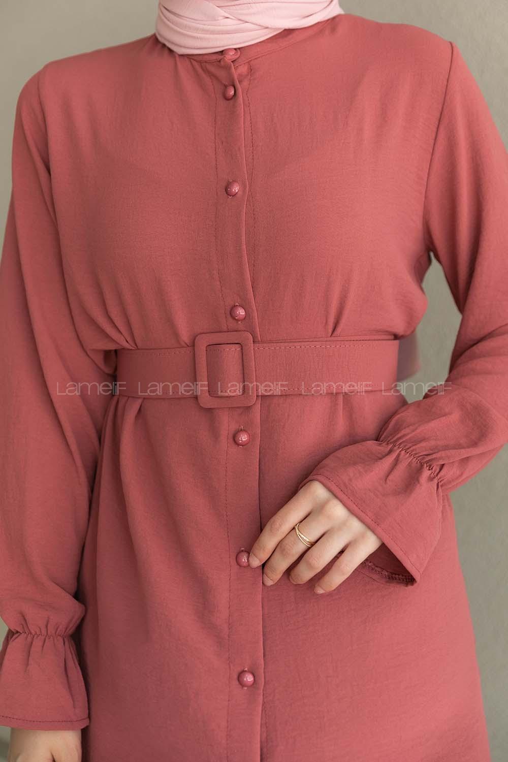 Rose Mandarin Collar Long Arm Ayrobin Regular Trousers Comfortable Suit