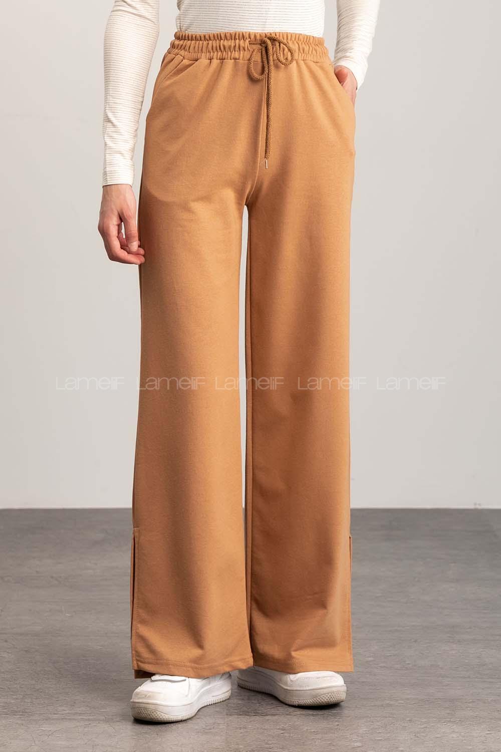 Brown With Milk Regular Trousers High Waist Regular Cut Bottom Tracksuit