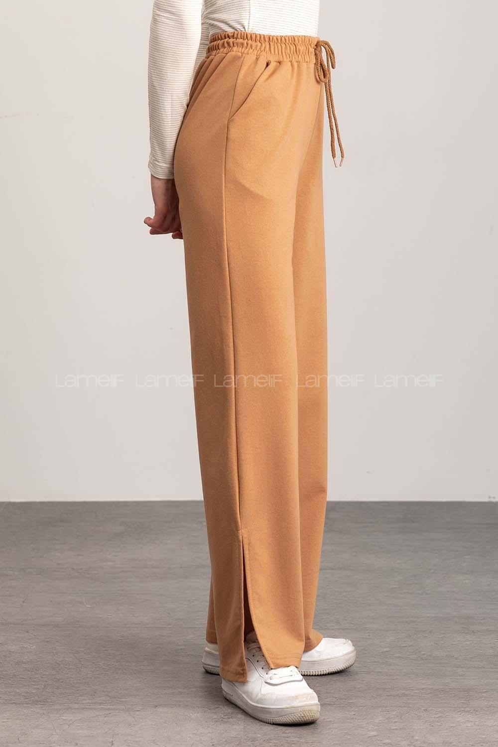 Brown With Milk Regular Trousers High Waist Regular Cut Bottom Tracksuit