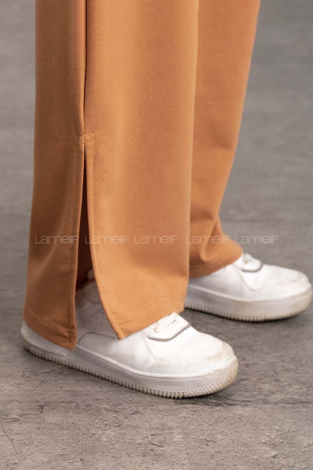 Brown With Milk Regular Trousers High Waist Regular Cut Bottom Tracksuit